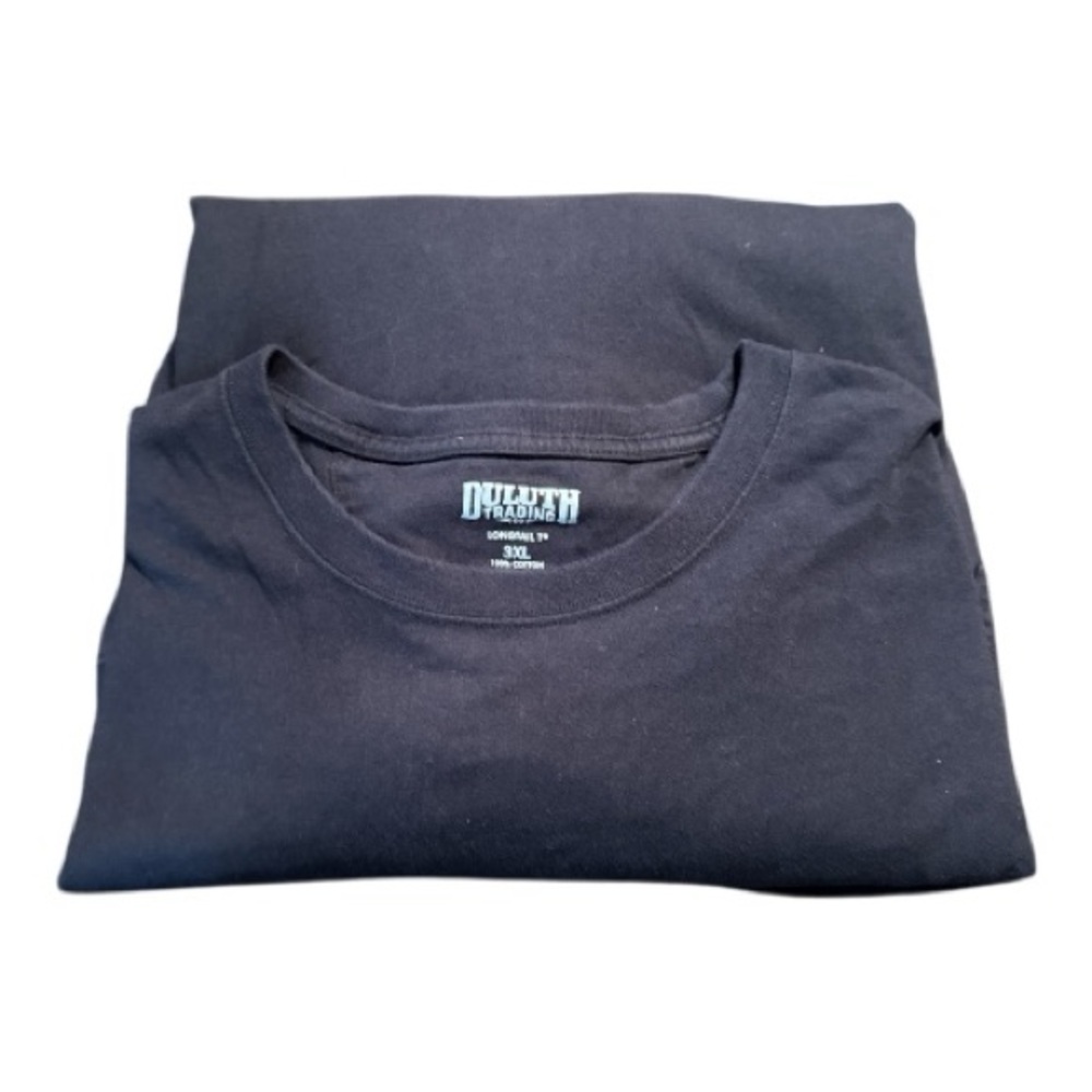 DULUTH TRADING CO. Men’s Longtail T Straight Cut Extra Length 3X Navy - Picture 9 of 9